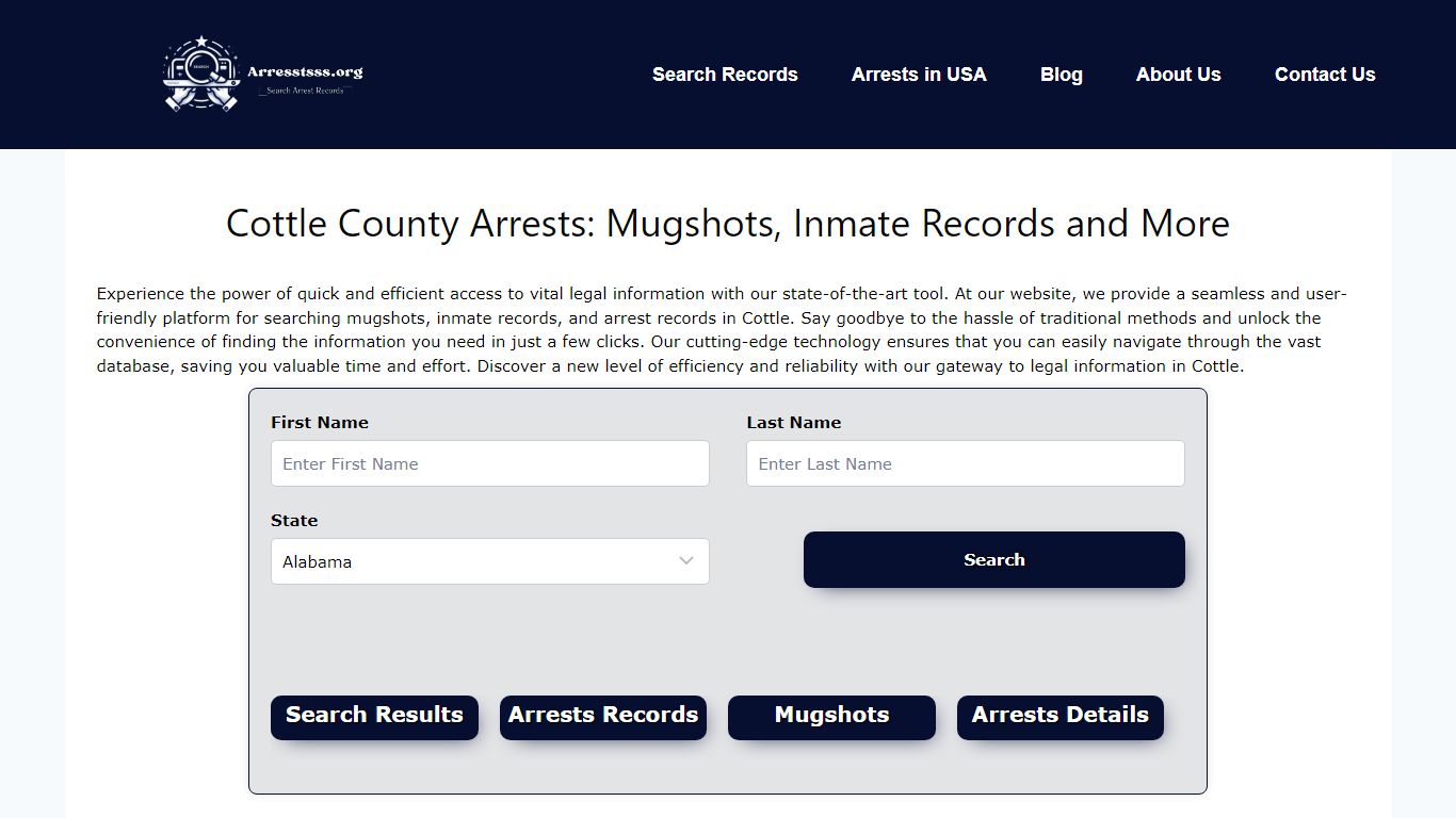 Cottle County Arrests: Mugshots, Inmate Records and More